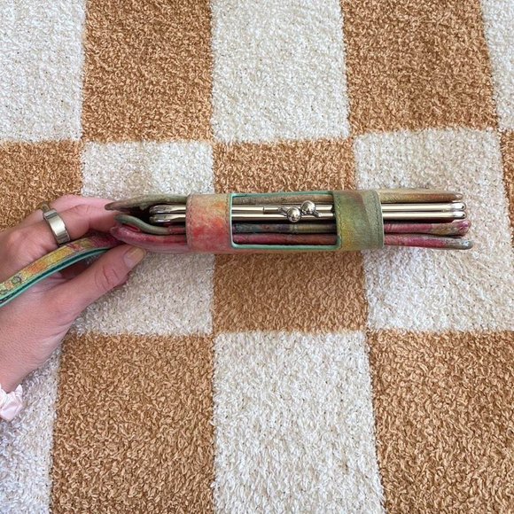 HOBO NANCY MULTICOLOR LEATHER WALLET - Picture 2 of 7